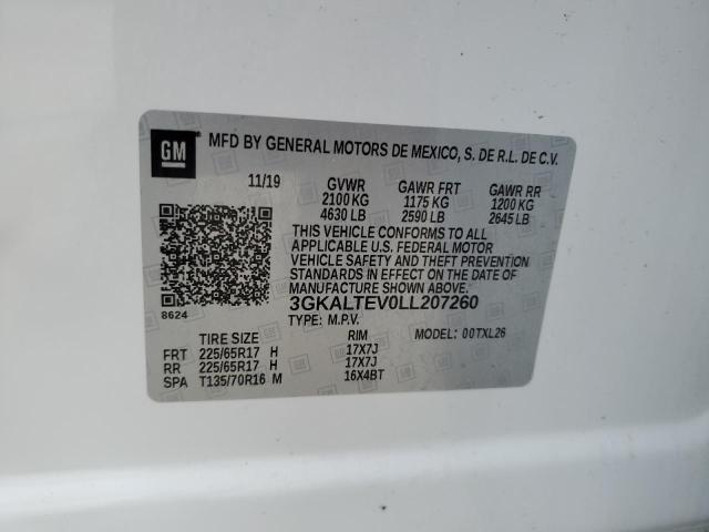 3GKALTEV0LL207260 GMC Terrain Sle
