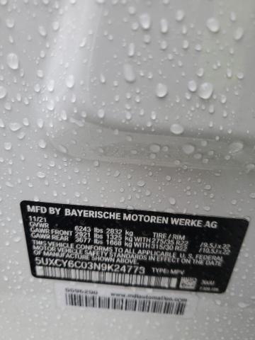 5UXCY6C03N9K24773 BMW X6 Xdrive40i