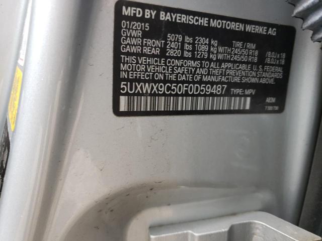 5UXWX9C50F0D59487 BMW X3 Xdrive28i