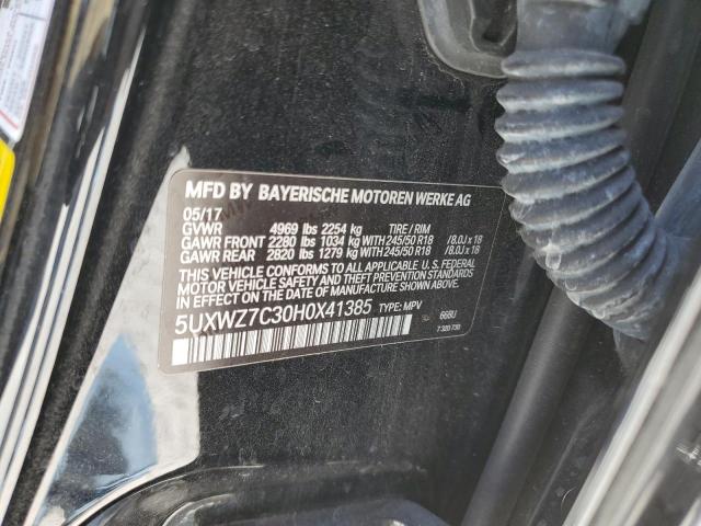 5UXWZ7C30H0X41385 BMW X3 Sdrive28i
