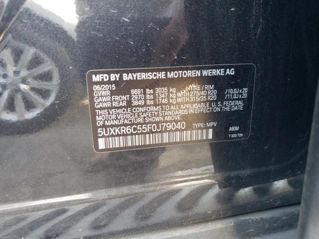 5UXKR6C55F0J79040 BMW X5 Xdrive50i