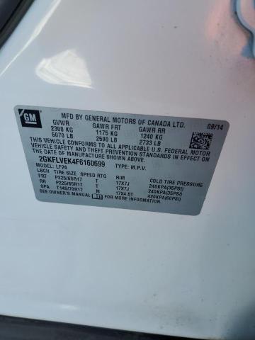 2GKFLVEK4F6160699 GMC Terrain Sle