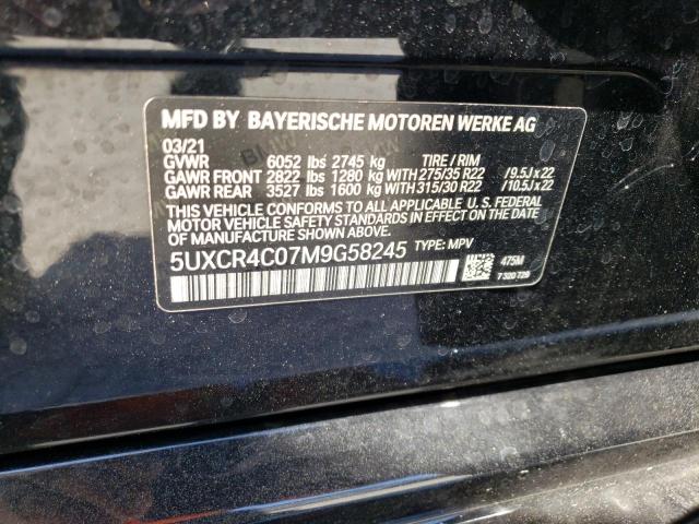 5UXCR4C07M9G58245 BMW X5 Sdrive 40i