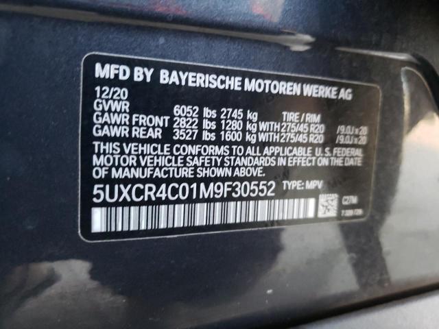 5UXCR4C01M9F30552 BMW X5 Sdrive 40i