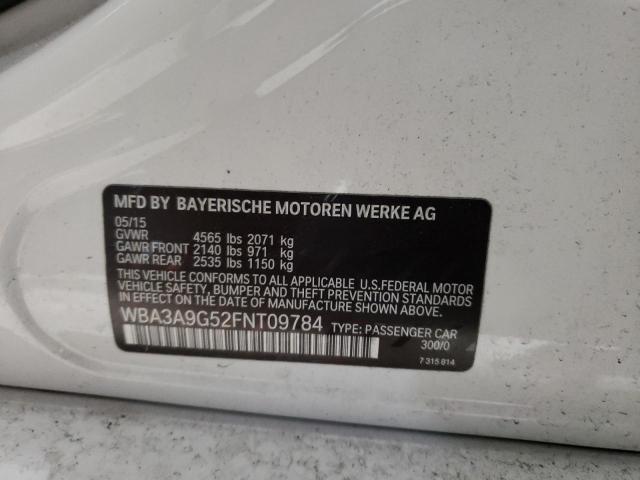 WBA3A9G52FNT09784 BMW 335 I