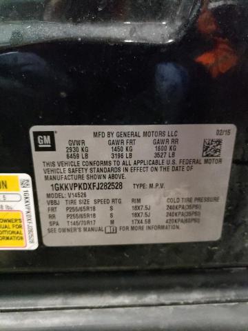 1GKKVPKDXFJ282528 GMC ACADIA SLE