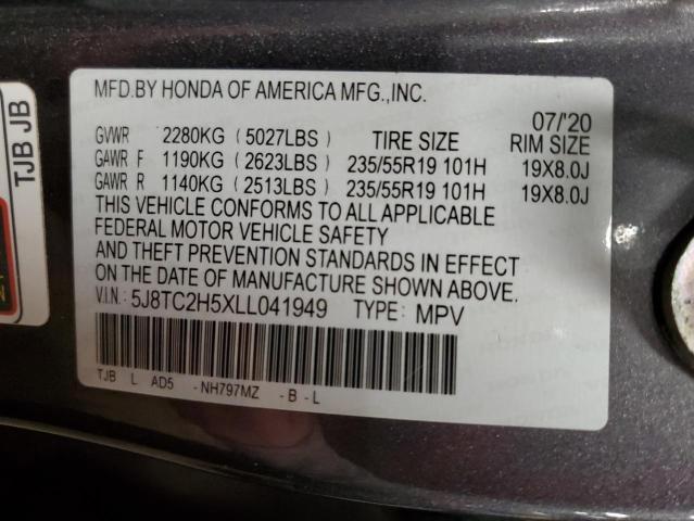 5J8TC2H5XLL041949 Acura Rdx Technology