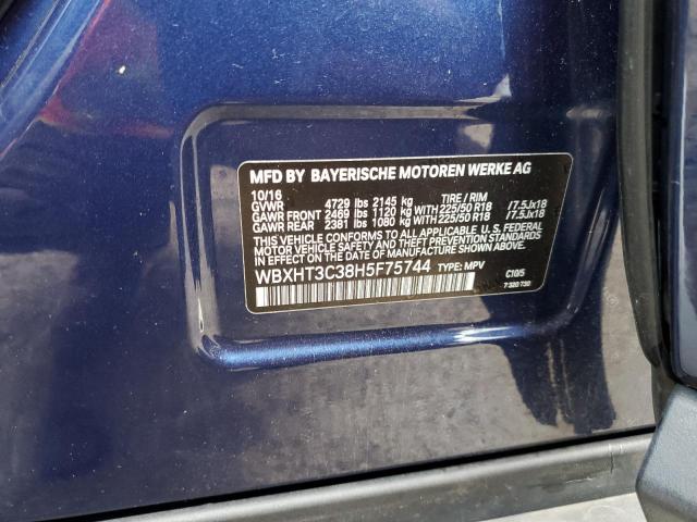 WBXHT3C38H5F75744 BMW X1 Xdrive28i