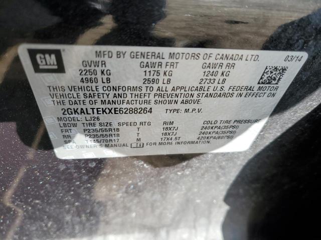 2GKALTEKXE6288264 GMC Terrain Slt