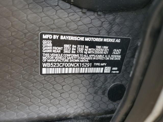 WB523CF00NCK15291 BMW Ix Xdrive50