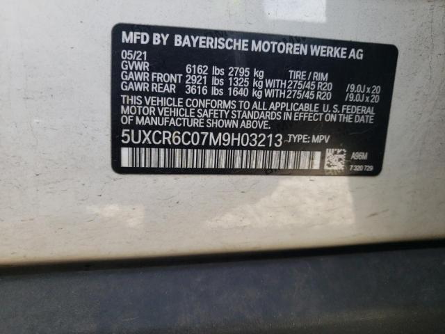 5UXCR6C07M9H03213 BMW X5 Xdrive40i