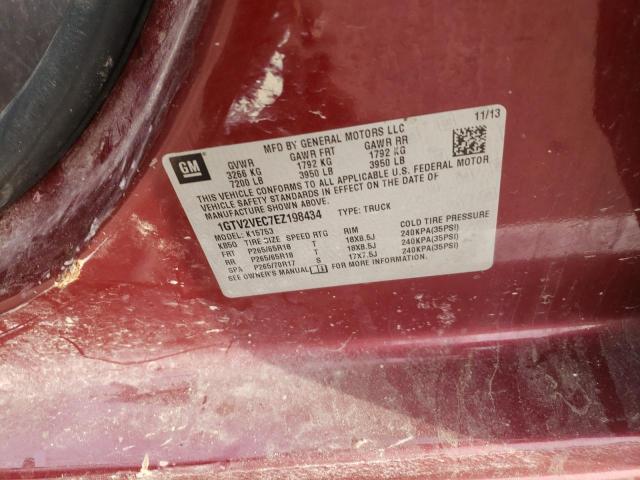 1GTV2VEC7EZ198434 GMC Sierra K1500 Slt