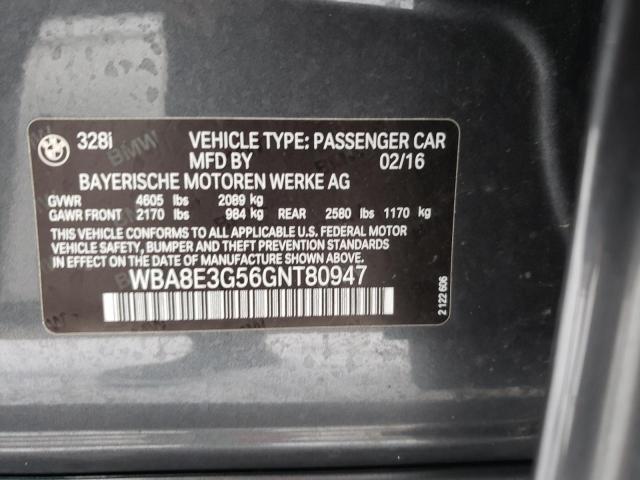 WBA8E3G56GNT80947 BMW 328 Xi Sulev