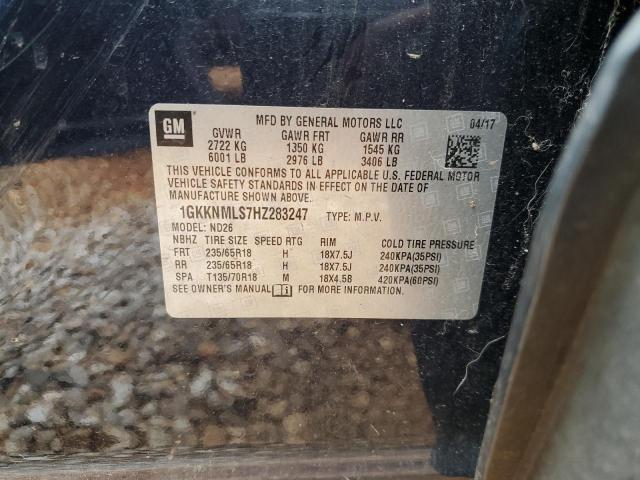 1GKKNMLS7HZ283247 GMC Acadia Slt-1