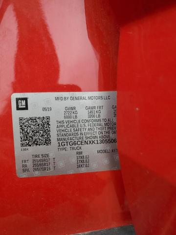1GTG6CENXK1305506 GMC CANYON SLE
