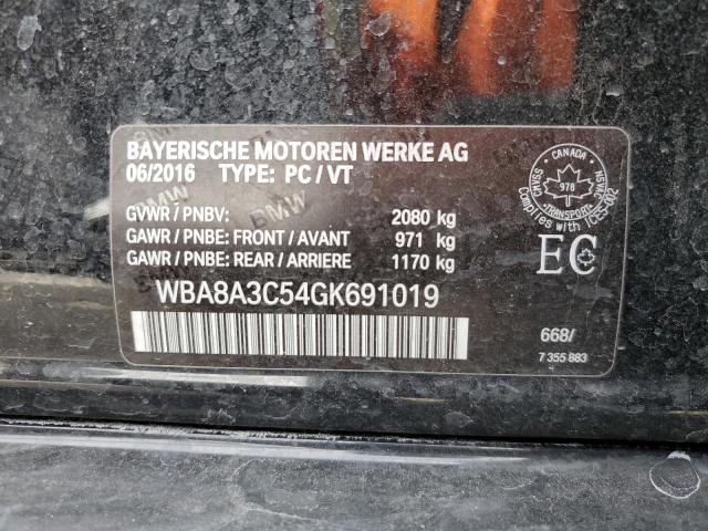 WBA8A3C54GK691019 BMW 320 XI