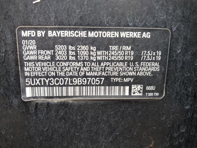 5UXTY3C07L9B97057 BMW X3 Sdrive30i