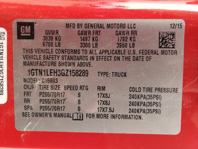 1GTN1LEH3GZ158289 GMC Sierra C1500