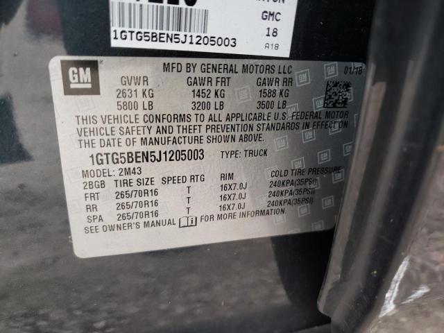 1GTG5BEN5J1205003 GMC Canyon