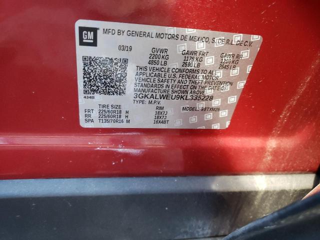 3GKALWEU9KL335228 GMC Terrain Slt
