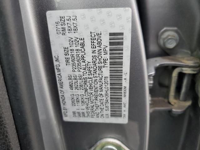 5J8TB4H36HL012078 Acura RDX