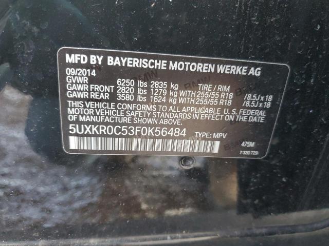 5UXKR0C53F0K56484 BMW X5 Xdrive35i
