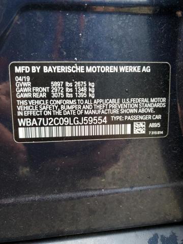 WBA7U2C09LGJ59554 BMW 750 Xi