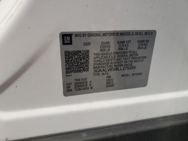 3GKALVEV8LL275205 GMC Terrain Slt