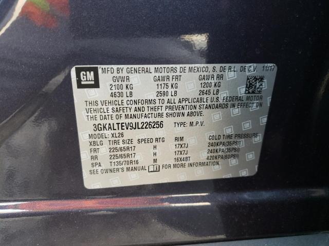 3GKALTEV9JL226256 GMC Terrain Sle