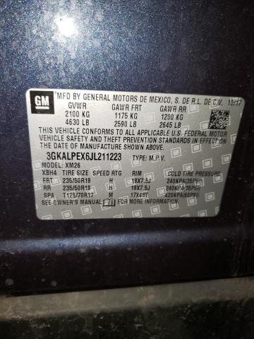 3GKALPEX6JL211223 GMC Terrain Slt