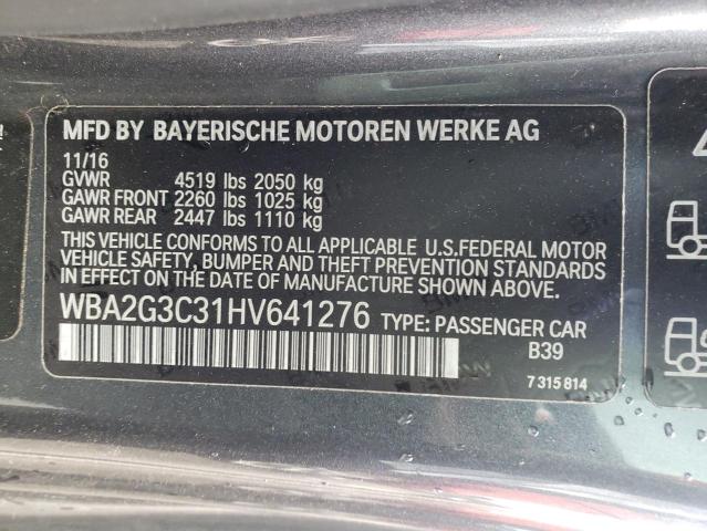 WBA2G3C31HV641276 BMW M240XI