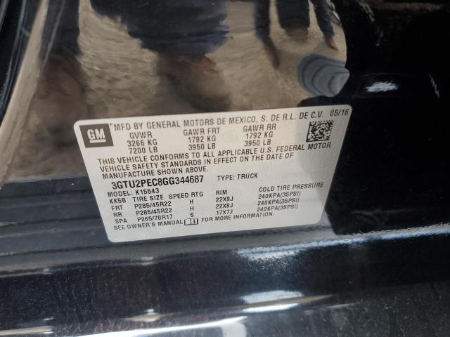 3GTU2PEC8GG344687 GMC Sierra K1500 Denali
