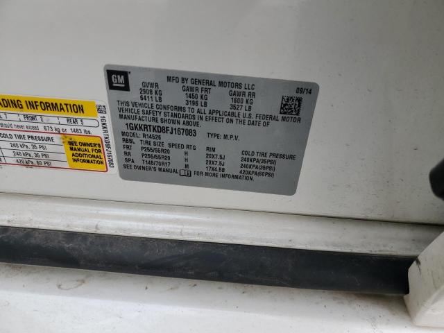 1GKKRTKD8FJ167083 GMC Acadia Denali