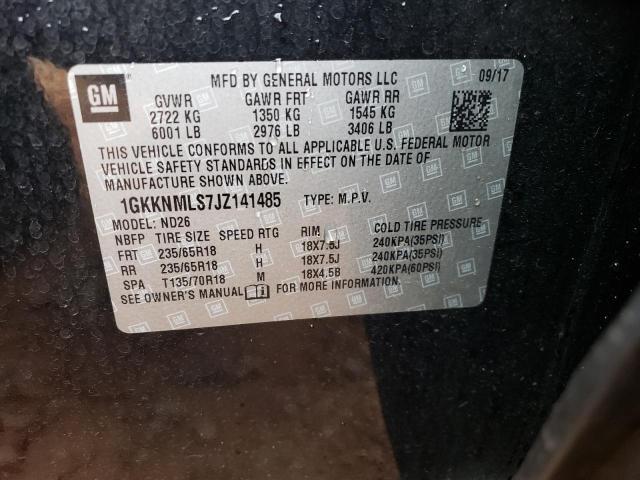 1GKKNMLS7JZ141485 GMC Acadia Slt-1