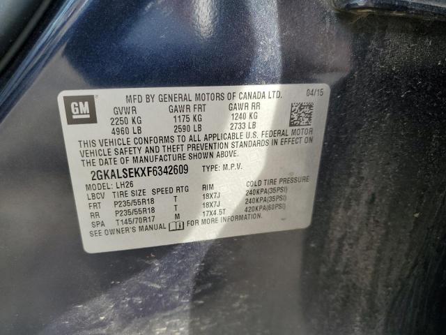 2GKALSEKXF6342609 GMC Terrain Slt
