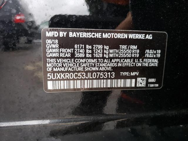 5UXKR0C53JL075313 BMW X5 Xdrive35i