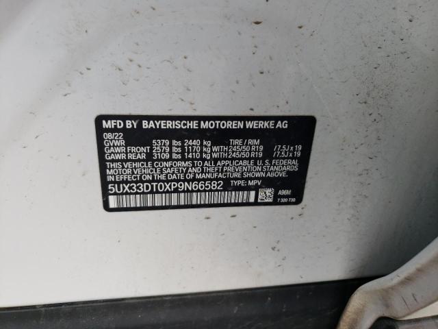 5UX33DT0XP9N66582 BMW X4 Xdrive30i