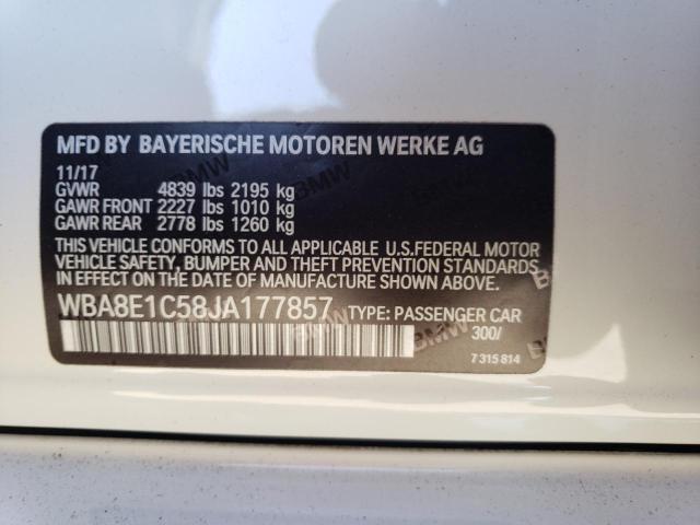 WBA8E1C58JA177857 BMW 330e