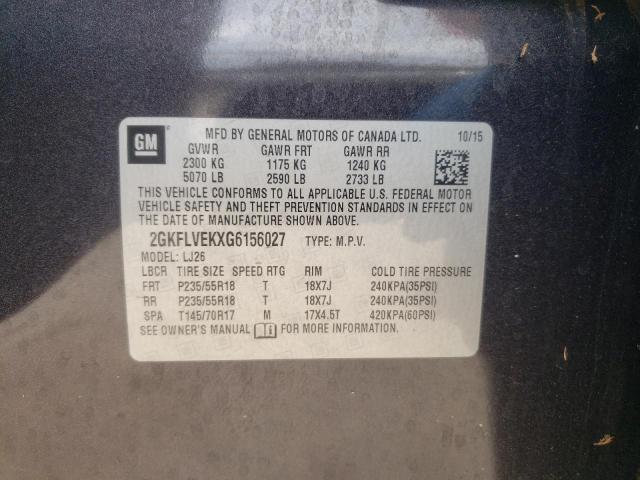 2GKFLVEKXG6156027 GMC Terrain Denali