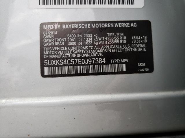 5UXKS4C57E0J97384 BMW X5 Xdrive35d