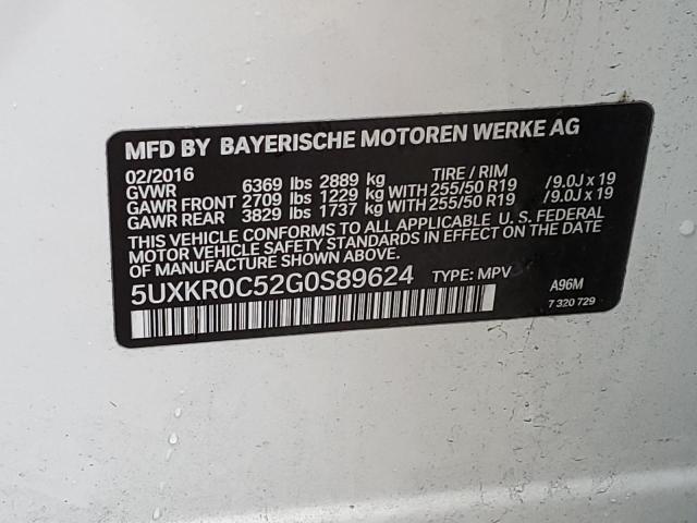 5UXKR0C52G0S89624 BMW X5 Xdrive35i