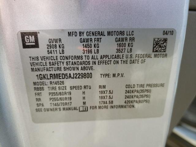 1GKKRNED5EJ141739 GMC ACADIA SLE