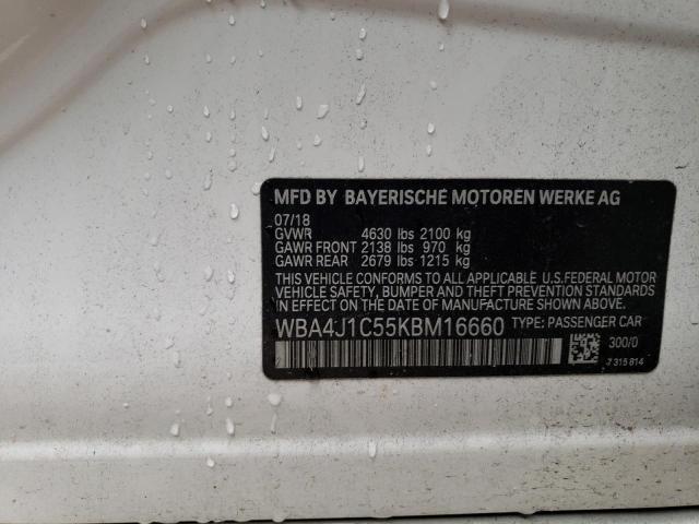 WBA4J1C55KBM16660 BMW 430i Gran Coupe