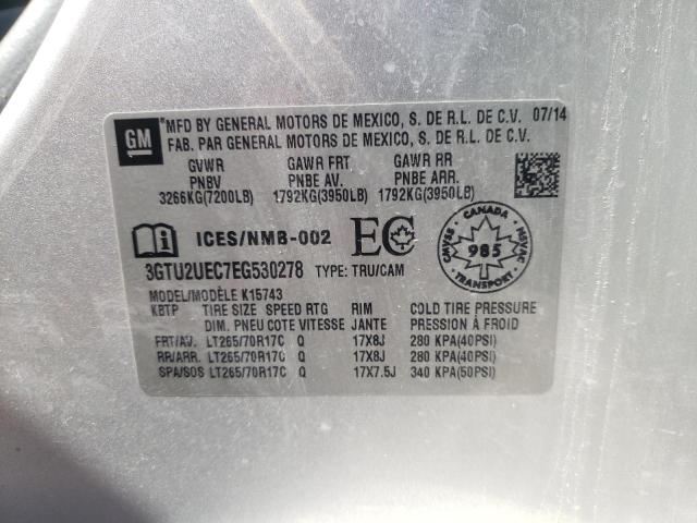 3GTU2UEC7EG530278 GMC Sierra K1500 Sle