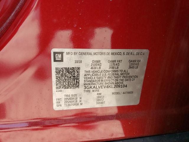 3GKALVEV4KL209104 GMC Terrain Slt