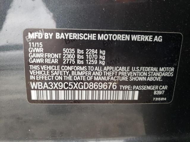 WBA3X9C5XGD869676 BMW 335 Xigt