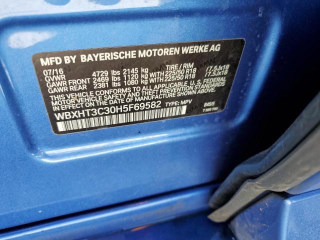 WBXHT3C30H5F69582 BMW X1 Xdrive28i