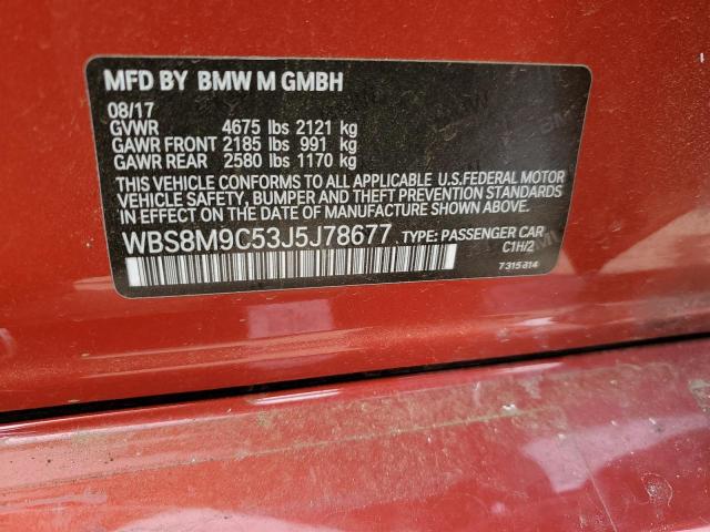 WBS8M9C53J5J78677 BMW M3