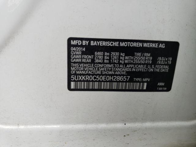 5UXKR0C50E0H28657 BMW X5 Xdrive35i