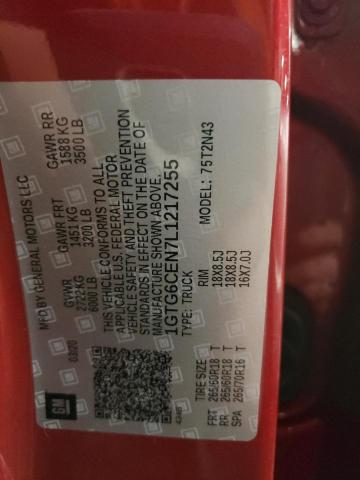 1GTG6CEN7L1217255 GMC CANYON SLE